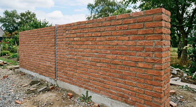 Brick Fence Installation in Boston, MA