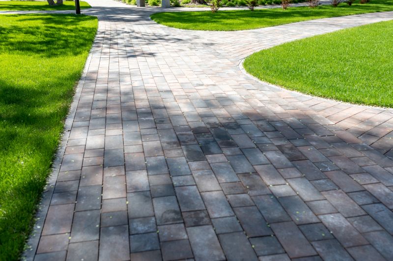 Protected Brick Pathway